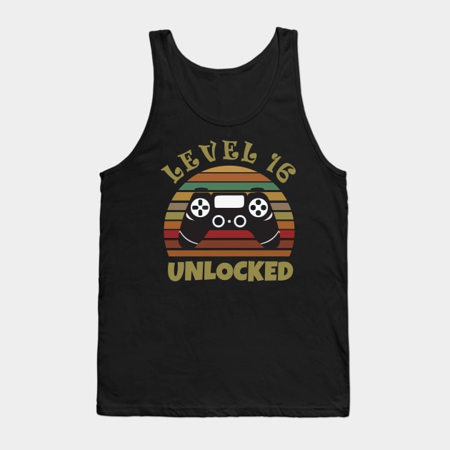 Vintage Video Game Birthday Tank Top by Work Memes